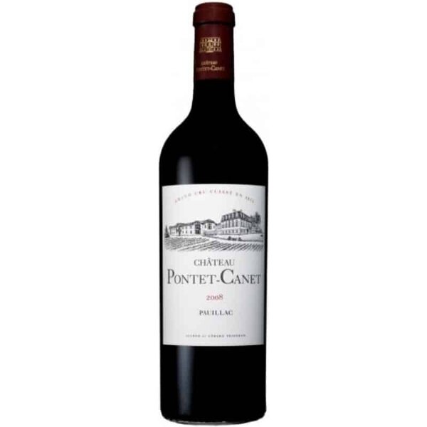 Château Pontet-Canet 2008 – 5. Cru Classé Pauillac rødvin fra Bordeaux i 75 cl