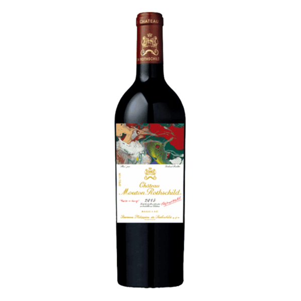 Château Mouton Rothschild 2015 – Premier Cru Classé Pauillac rødvin i 75 cl med Gerhard Richter kunstetiket