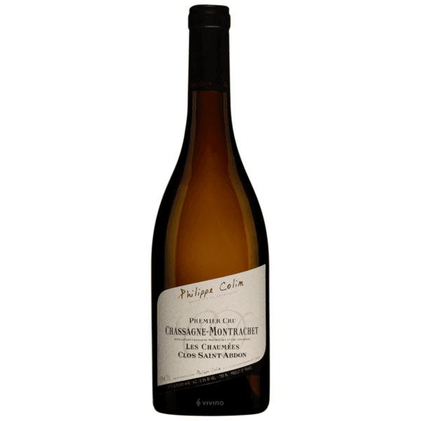 Les Chaumées Clos Saint-Abdon 2022 – Chassagne-Montrachet Premier Cru hvidvin fra Domaine Philippe Colin i 75 cl