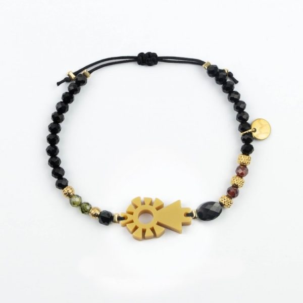 pulsera cristal y circon