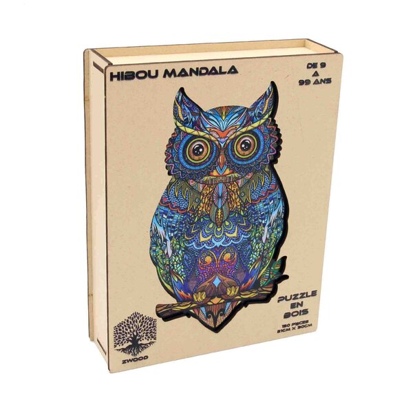 puzzle animaux bois adulte