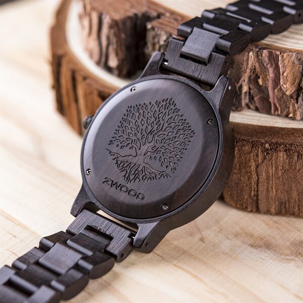 Montre bois homme zwood