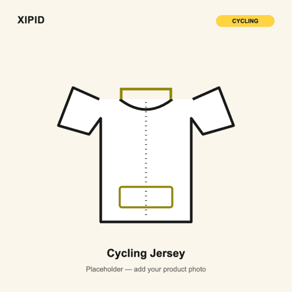 Men's Custom Cycling Jersey — Full Zip, Half Sleeve