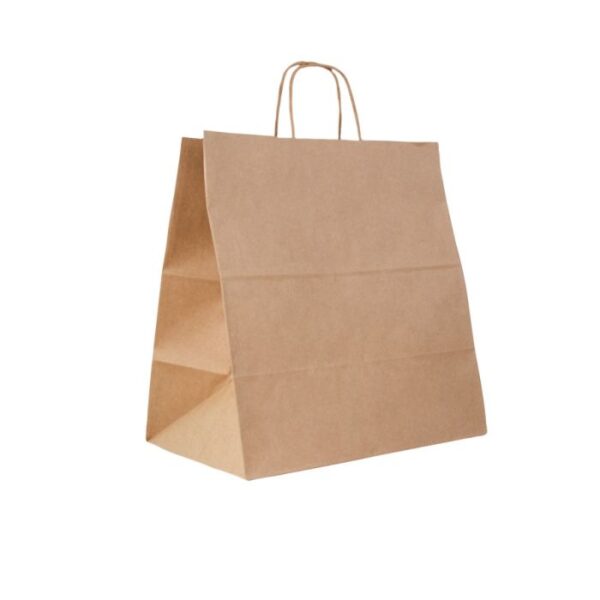 Torba papierowa 340x200x360 BRĄZOWA