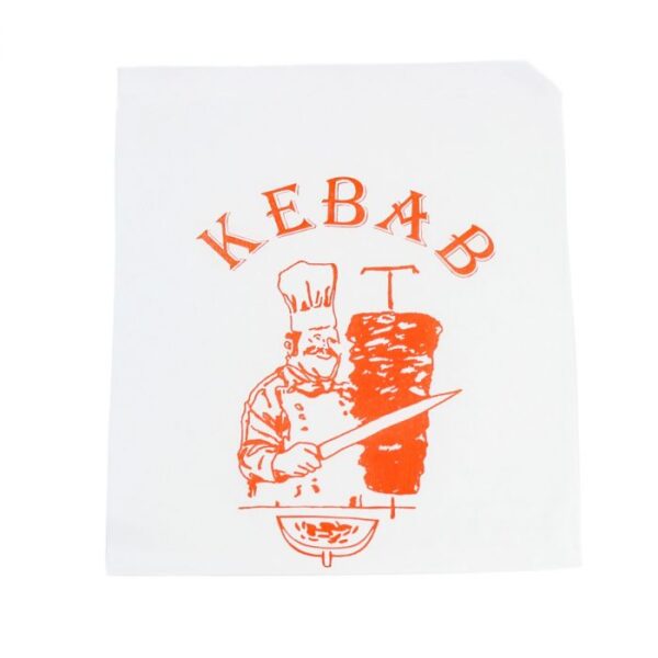 KEBAB koperta papierowa nadruk KUCHARZ