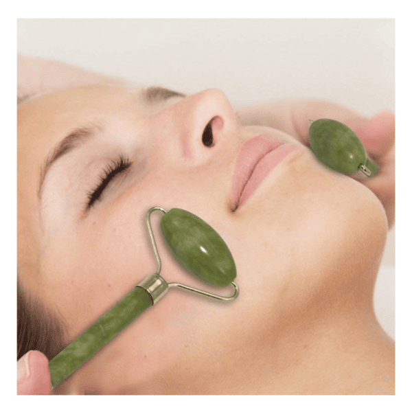 Rodillo de Jade Para Masaje Facial - Imagen 5