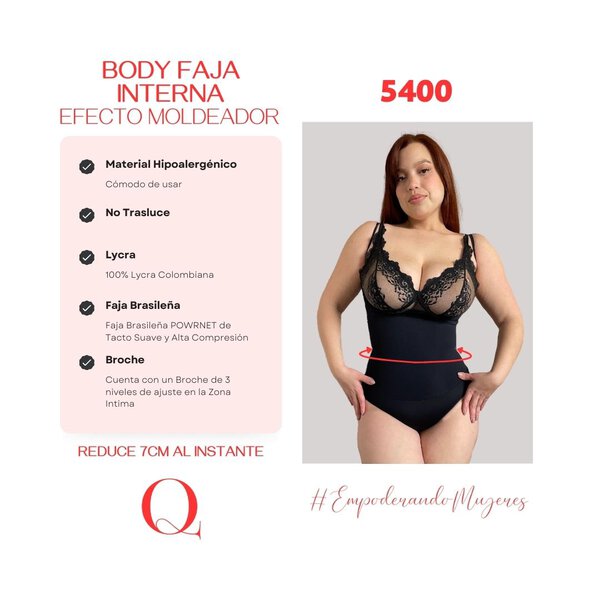 BODY FAJA REDUCTOR SENOS LIBRES - Imagen 5