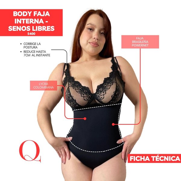BODY FAJA REDUCTOR SENOS LIBRES - Imagen 2