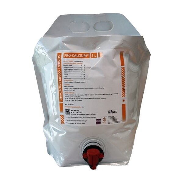 Synthèse Élevage Pro-Calcium 5 L – Volailles