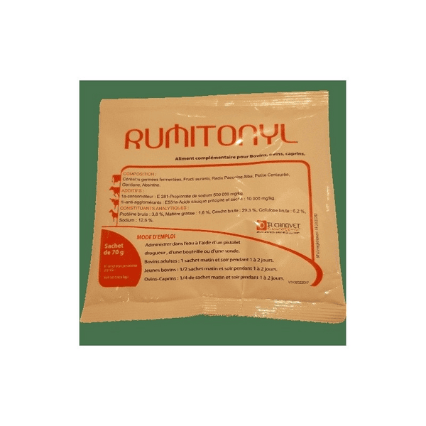 Technovet Rumitonyl Sachet 70 g – Bovin