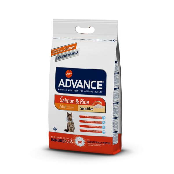 ADVANCE CHAT ADULTE SAUMON RIZ - Croquettes pour chat