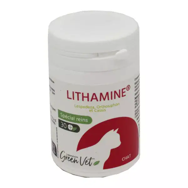 Lithamine Chat 30 CPS : Soutien Rénal et Immunitaire pour Votre Chat
