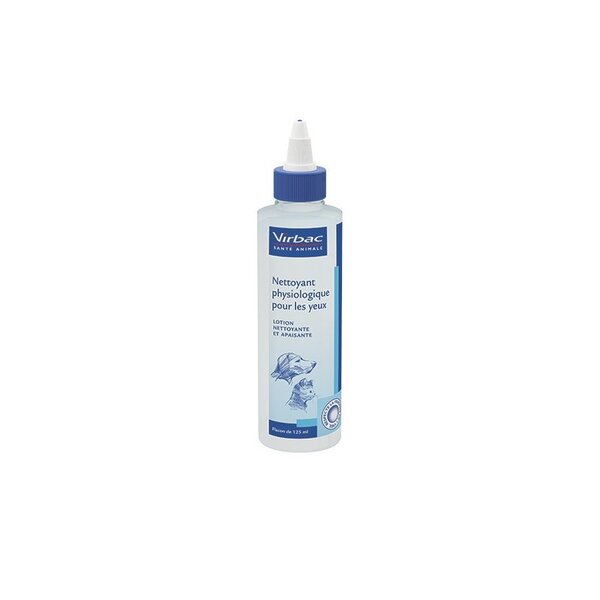 NETTOYANT PHYSIOLOGIQUE YEUX pour chien et chat - Flacon de 125ml