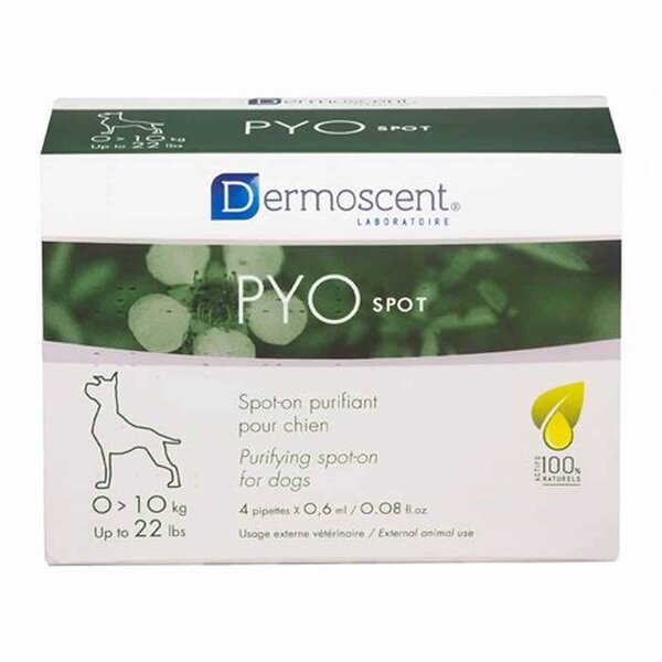 Dermoscent PYOspot chien 0-10kg 4 pipettes