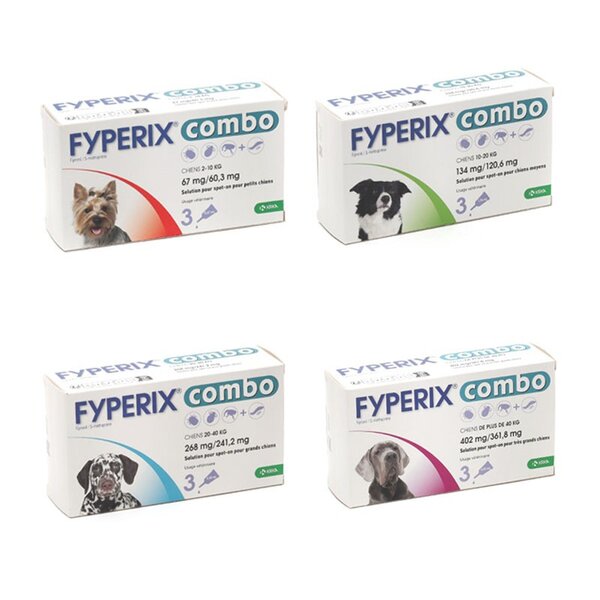 Fyperix Combo Antiparasitaire pour chiens de 20 à 40 kg