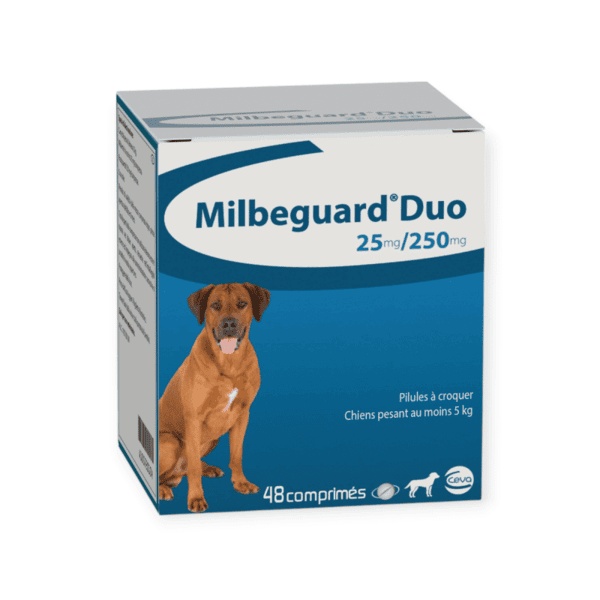 Milbeguard Duo 25 mg / 250 mg pour Grands Chiens