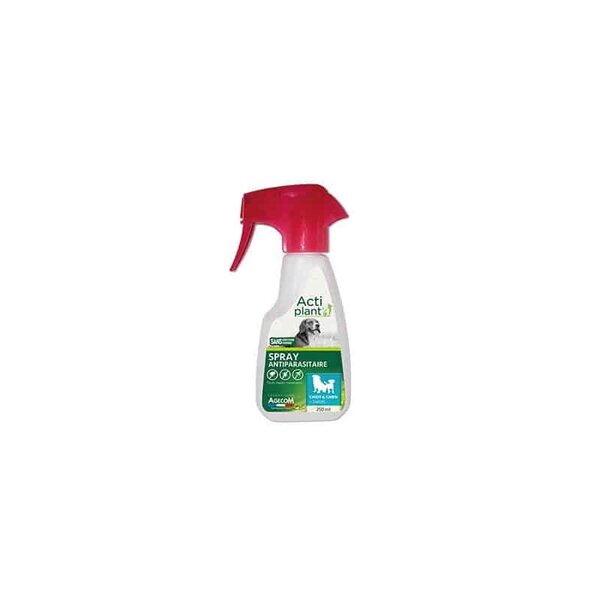 Spray Antiparasitaire Actiplant' 250 ml pour Chiens et Chiots