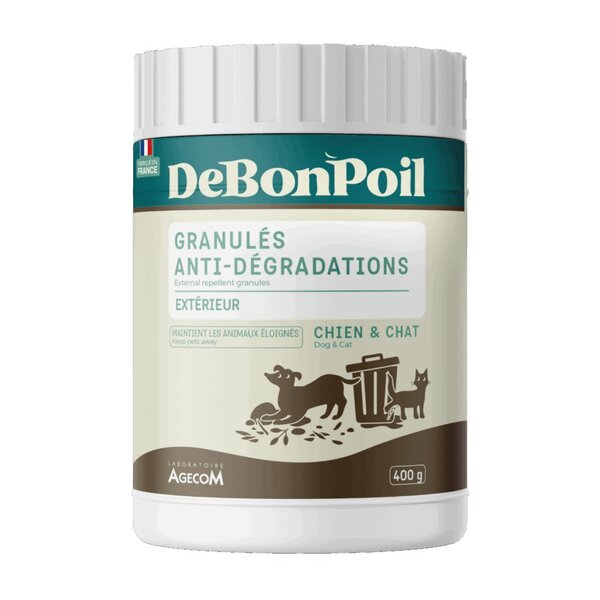 Répulsif Stop Granulés Extérieur – 400 g – Chien et Chat