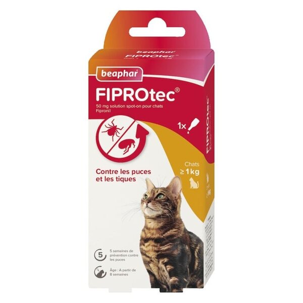Beaphar FIPROTEC Spot-on Chat – 1 pipette 50 mg