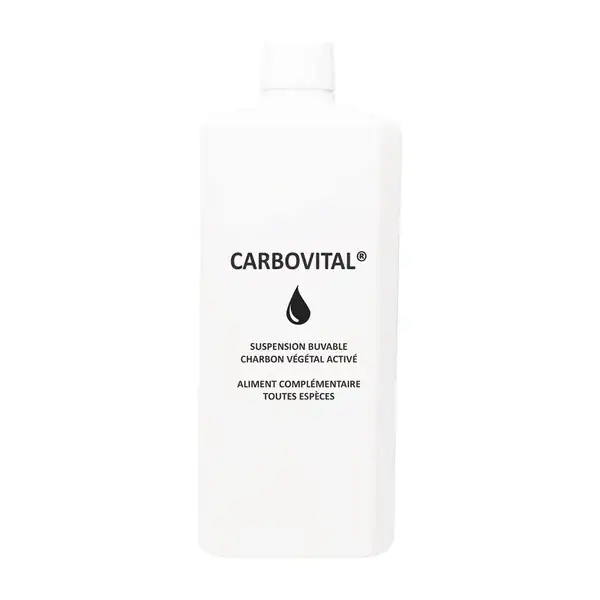 Osalia Carbovital 1 L – Complément alimentaire à base de charbon végétal activé