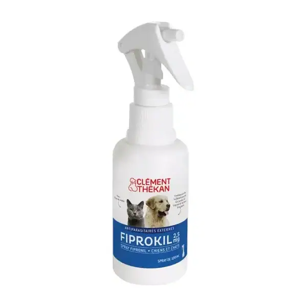 Fiprokil Spray Anti-puces et Anti-tiques 100 ml