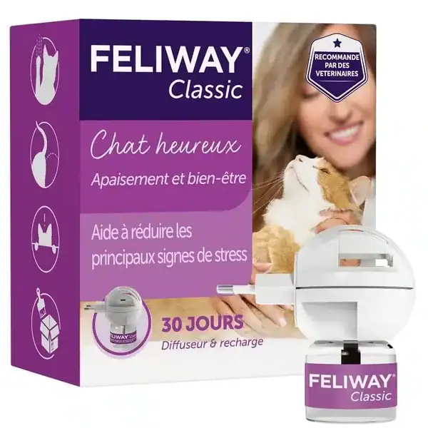 Feliway Classic Diffuseur + Recharge 48 ml