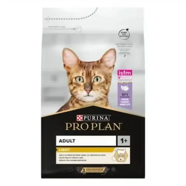 Purina Pro Plan Chat Light Adult 1+ Dinde 3 kg