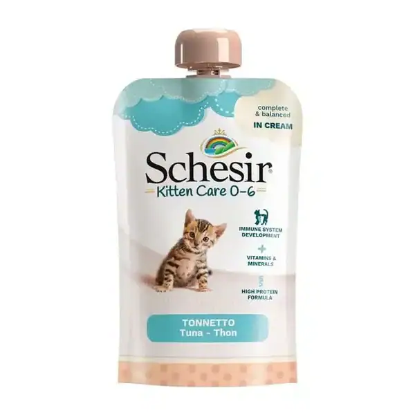 Schesir Kitten Care Crème Thon Chaton 150 g