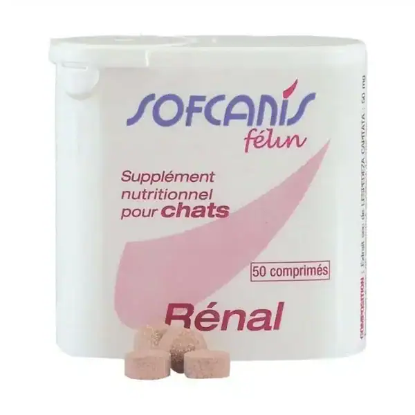 Laboratoires Moureau Sofcanis Félin Rénal 50 comprimés