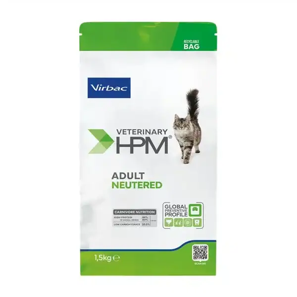 Virbac Veterinary HPM Adult Neutered Cat 1.5 kg