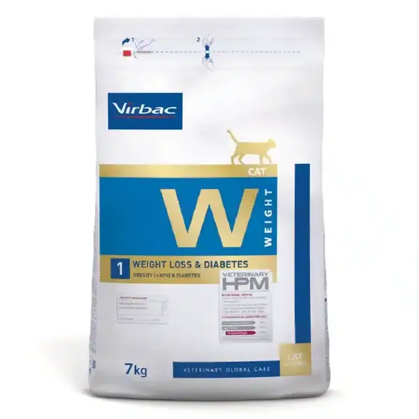 Virbac Veterinary HPM Weight Loss & Diabetes Chat 7 kg