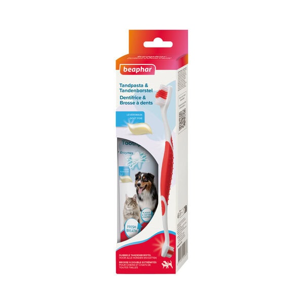 Beaphar Combi-Pack Denti+ Brosse 100g