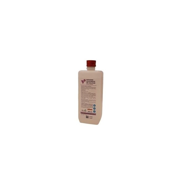 Bioveine gluconate de calcium 500 mL solution injectable bovin