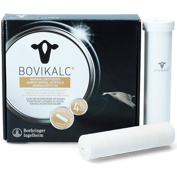 Bovikalc Boehringer boîte de 4 bolus calcium vache laitière