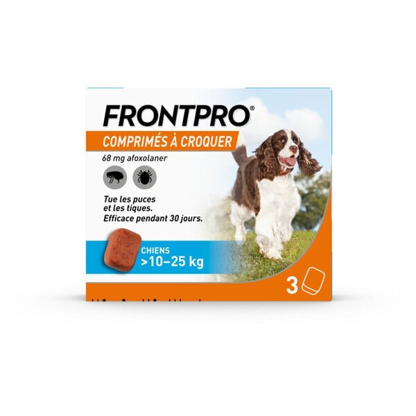 Frontpro L chien 10-25 kg boîte de 3 comprimés à croquer