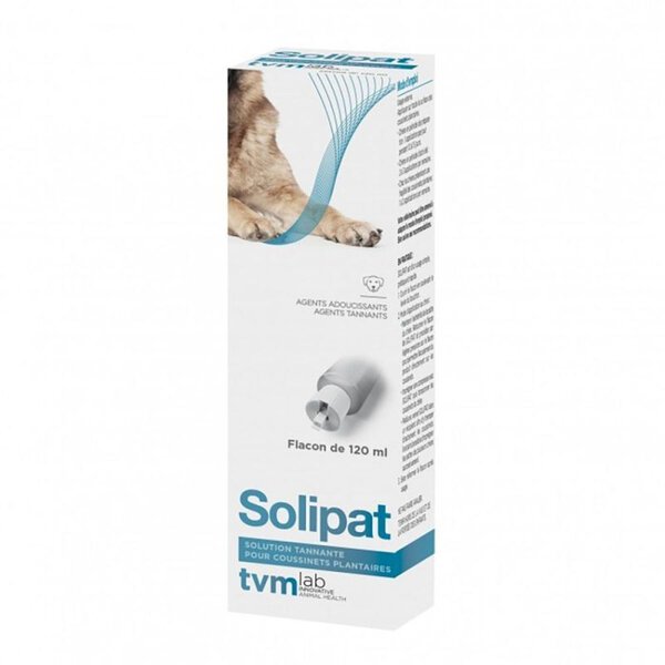 Solipat ESC Laboratoire flacon 120 mL coussinets du chien