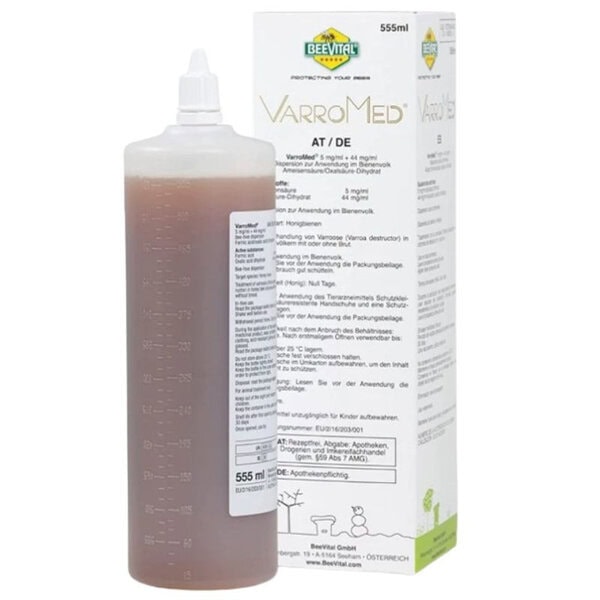 VarroMed BeeVital flacon 555 mL traitement varroa abeilles