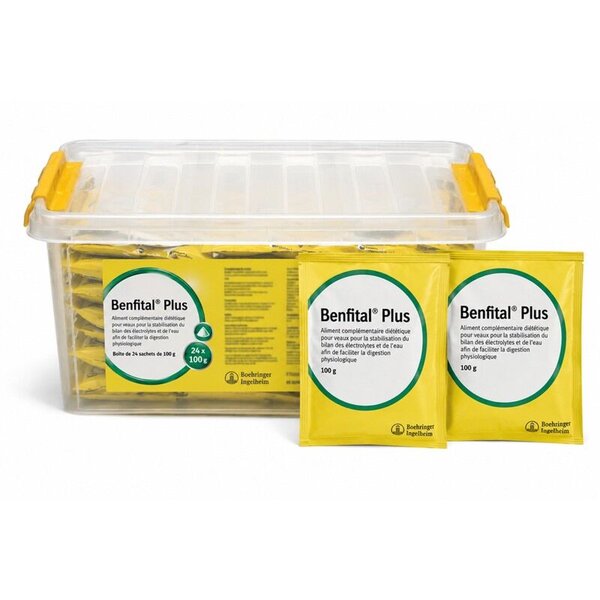 Benfital Plus Boehringer Ingelheim, boîte de 24 sachets de 100 g