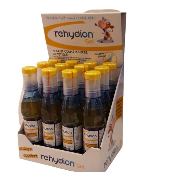 Présentoir Ceva Rehydion Gel bouteilles réhydratant veau