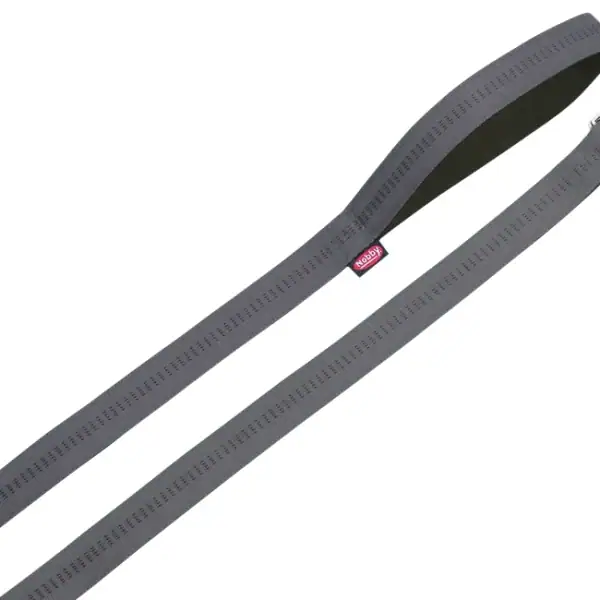 Повод SOFT GRIP 120 см./15 мм. тъмно сив