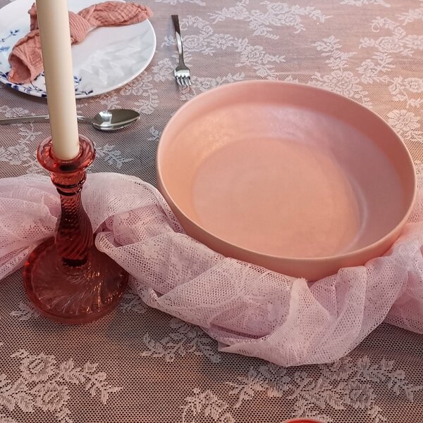 Bittersoet feestverhuur - serveerschaal roze - te huur