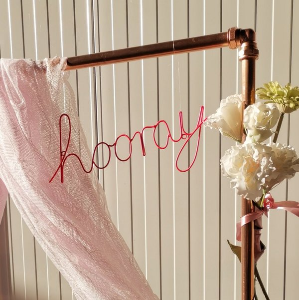 Hip hip hooray - letterkunst - Bittersoet feestverhuur te huur