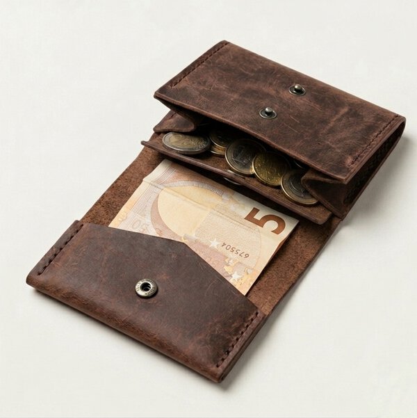 Portefeuille avec porte monnaie homme