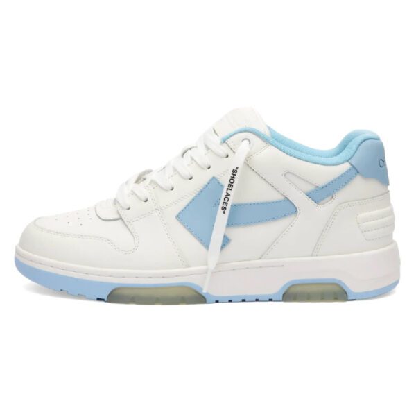 Off-White Out Of Office OOO Low Tops “White Light Blue”