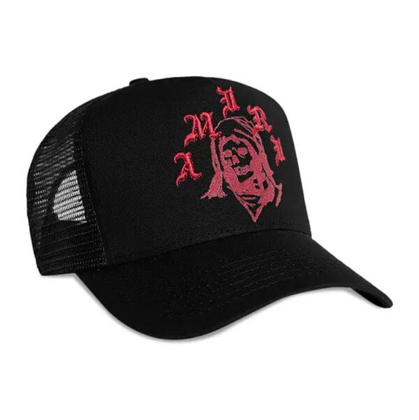 Amiri Reaper Trucker Hat Black/Red