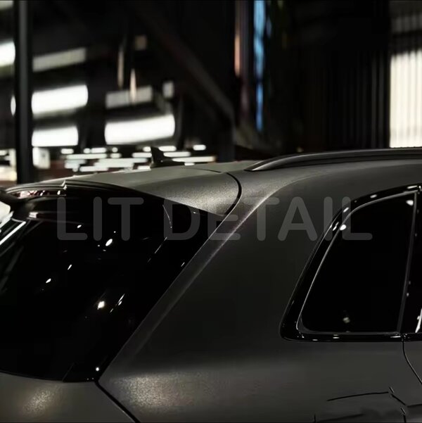 【新作】ウェットマットブラック ラッピングフィルム 50×150 レイヤー仕上げ - 画像 (2)