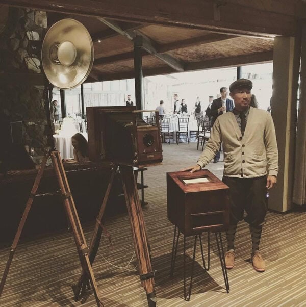Vintage Photo Booth rental for events in Los Angeles, Orange County, and nationwide