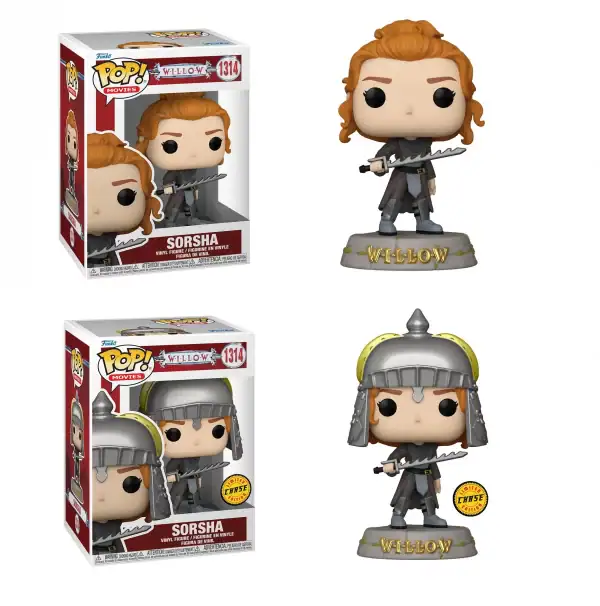 Lot 2 Figurines Funko Pop / Sorsha N°1314 / Willow / Disney (1Normal+1 Chase)