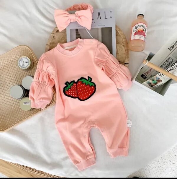 ⁦بدلة حديثي الولادة من قطن مصفّى ملابس أطفال ملابس مناسبة لجميع الفصول ملابس زحف مناسبة لجميع الفصول⁩ - الصورة ⁦3⁩