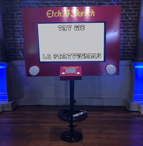 Giant Etch a Sketch rental for events in Los Angeles, Orange County, and nationwide